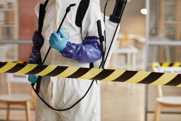 Professional Trauma Scene Cleanup technician working in Allendale, MI